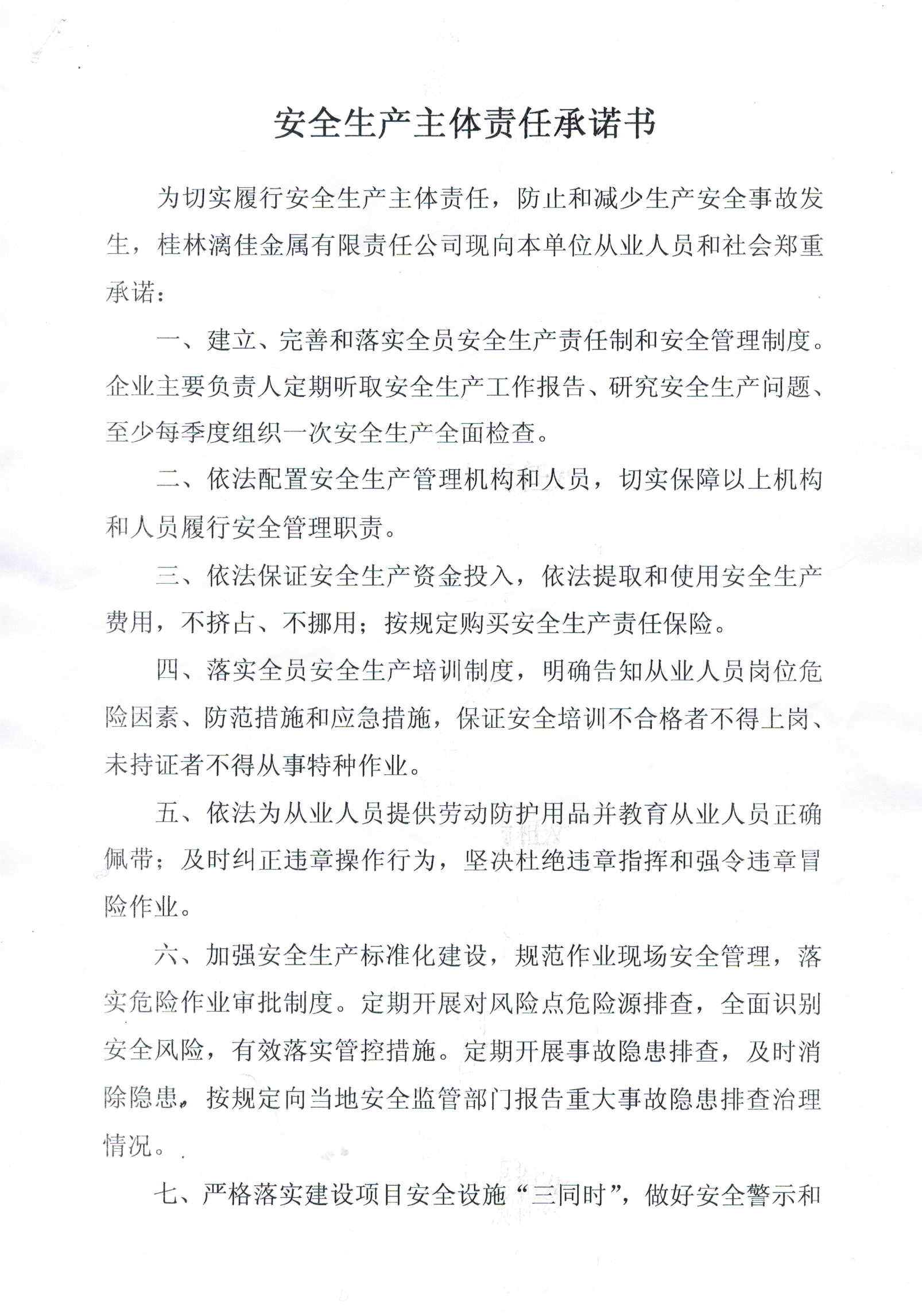 《安全生產(chǎn)主體責(zé)任承諾書(shū)》